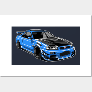 Nissan GTR Skyline Posters and Art